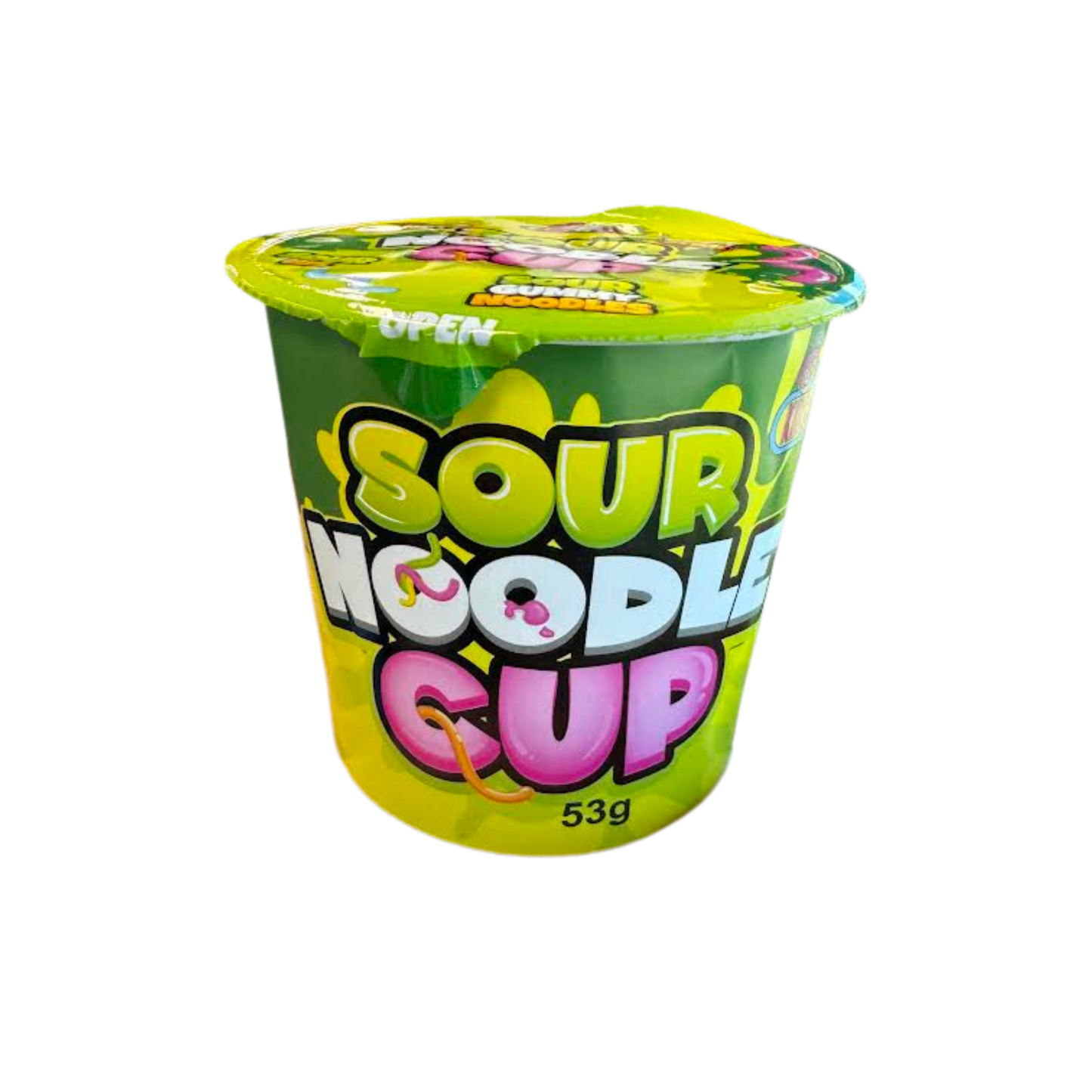 Viral SOUR Lolly Noodle Cup