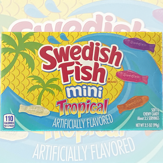 Swedish Fish Mini Tropical Video Box