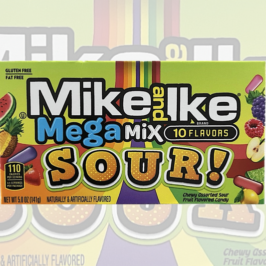 Mike and Ike Mega Mix Sour Video Box