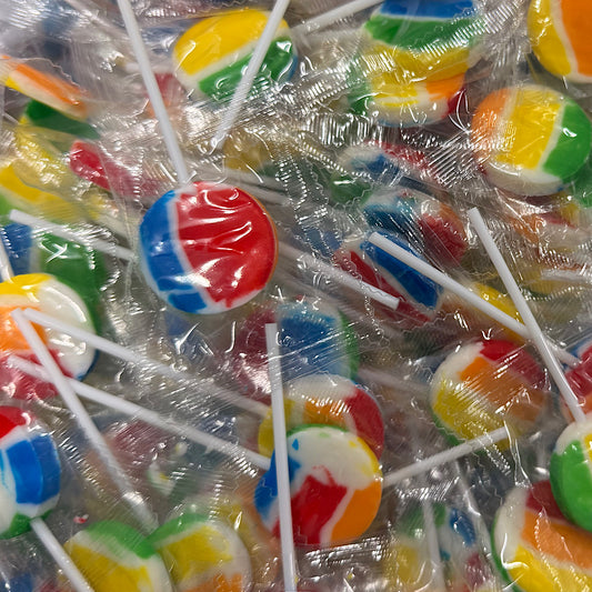 Rainbow Lollipops