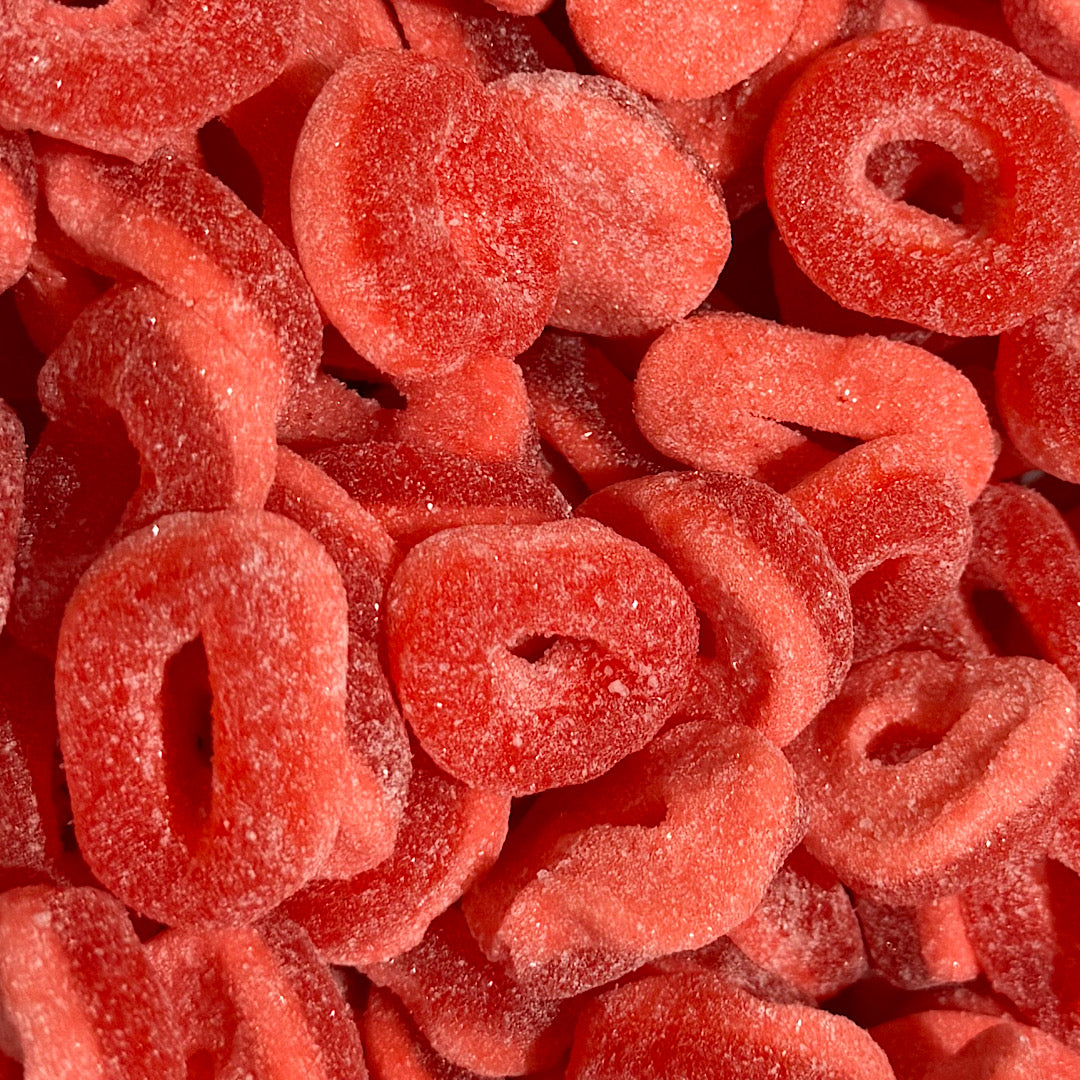 Watermelon Rings Sweets Sour Watermelon Rings – Eat Sweet Lollies