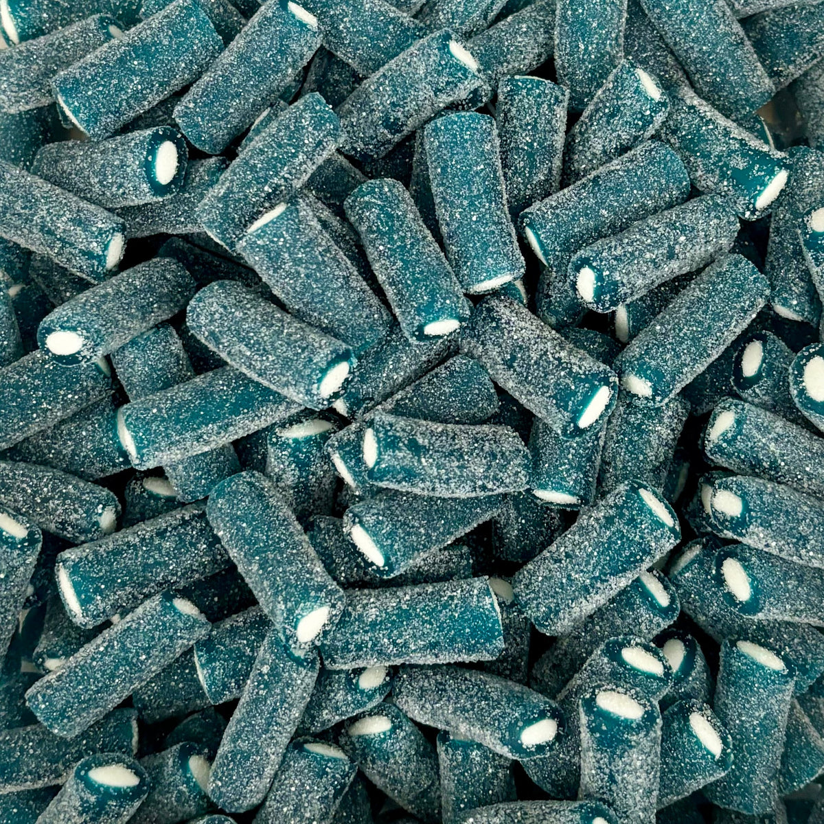 UK Fizzy Blue-raspberry Bites – Eat Sweet Lollies