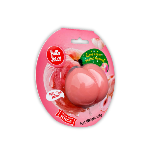 Giant Peeled Peach Gummi
