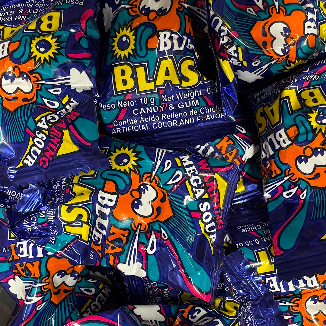 Ka-Bluey SOUR Candy with Bubble Gum Centres