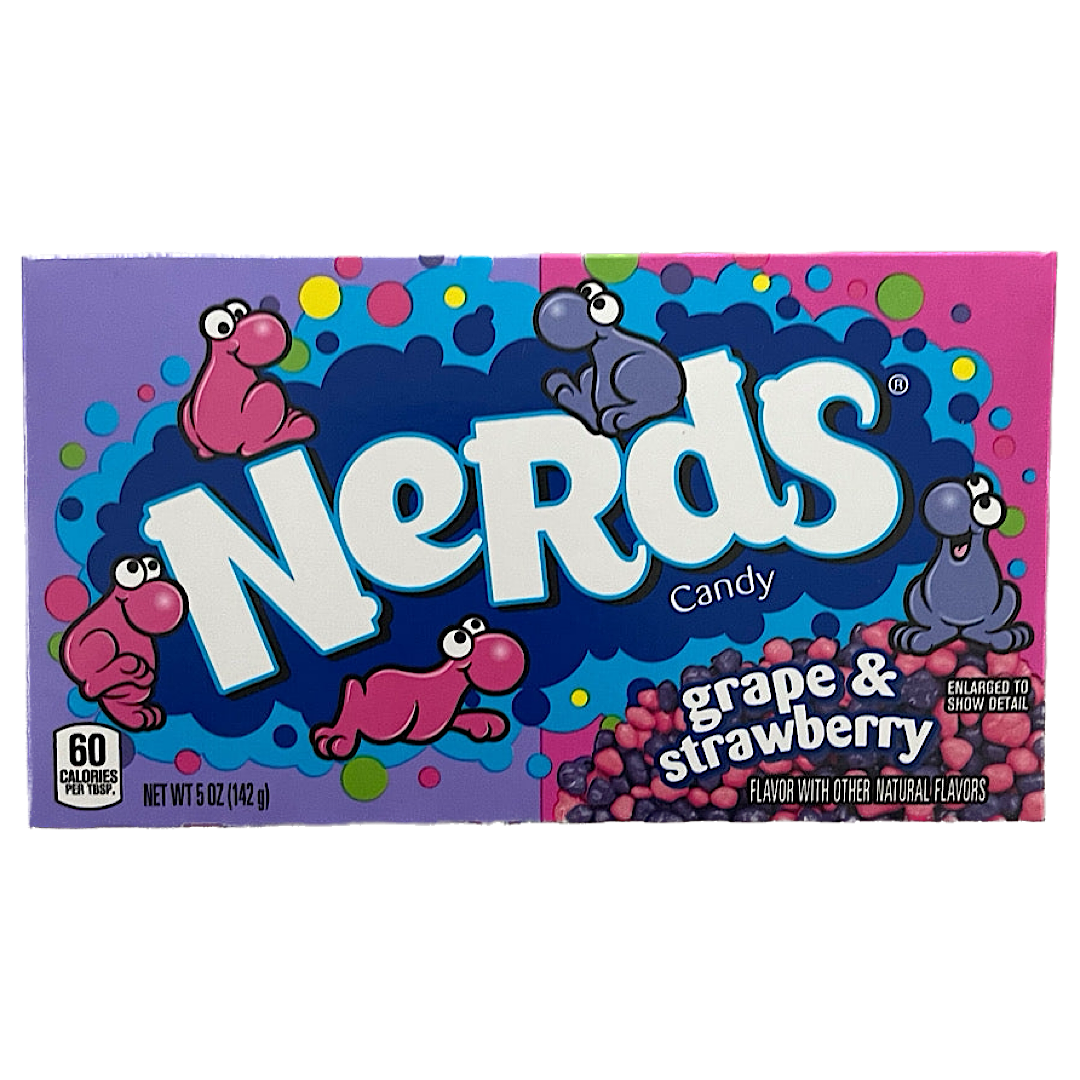 Wonka Nerds Strawberry & Grape Video Box