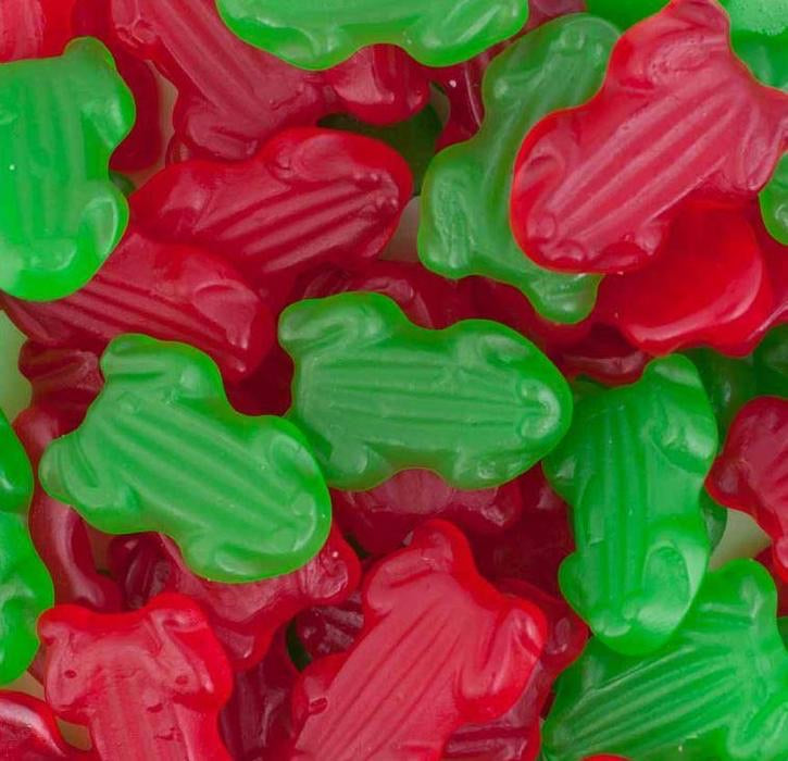 Red and Green Frogs