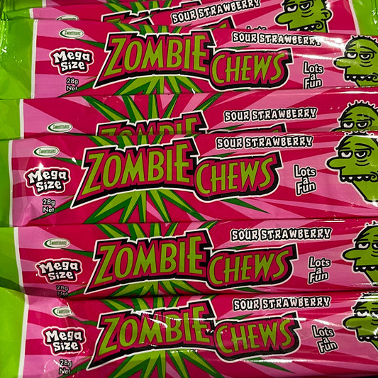 Zombie Chews Sour Strawberry