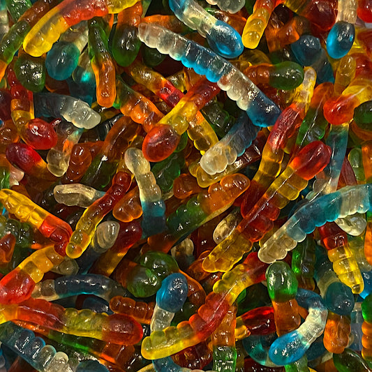 Gummi Neon Worms