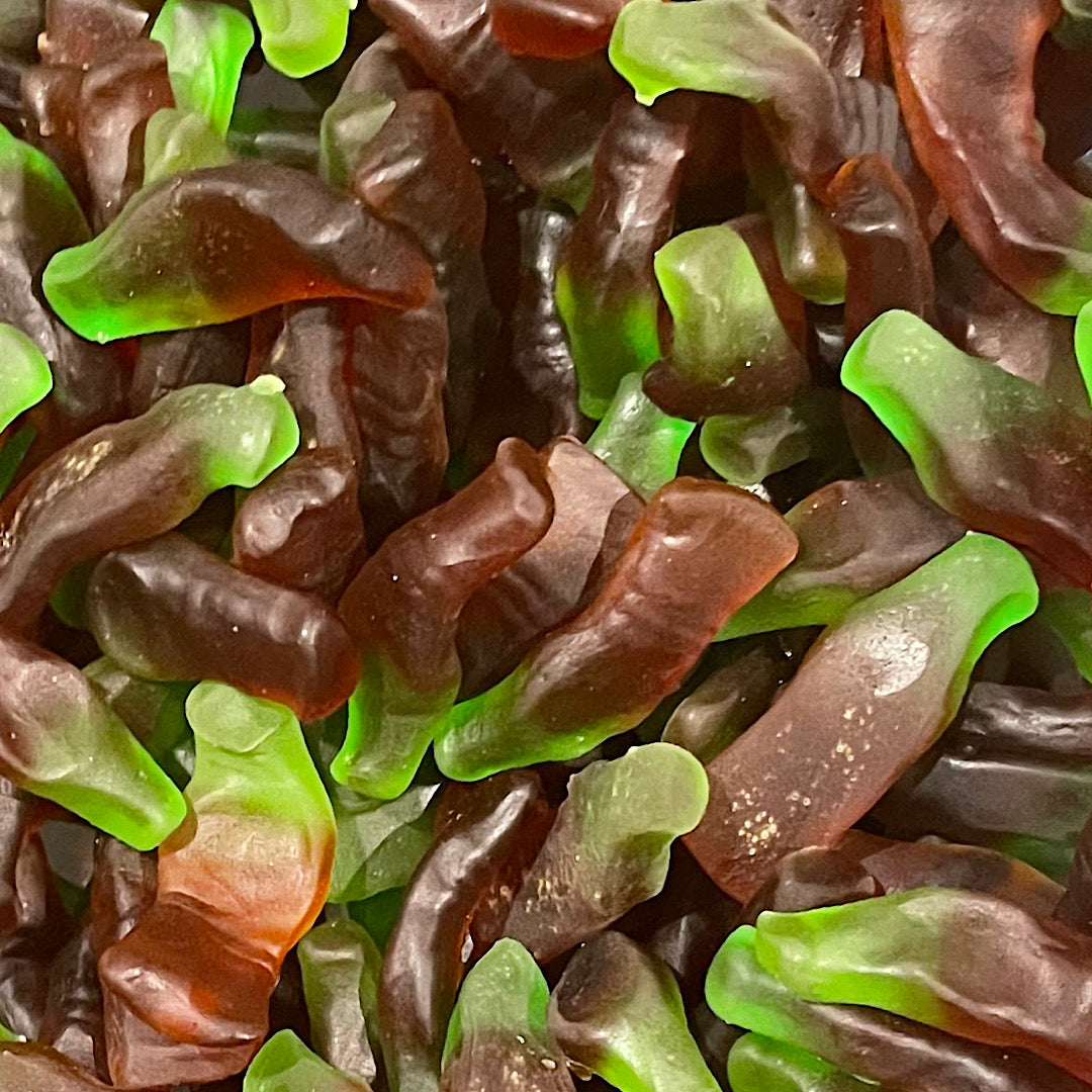 Lime Cola Bottles